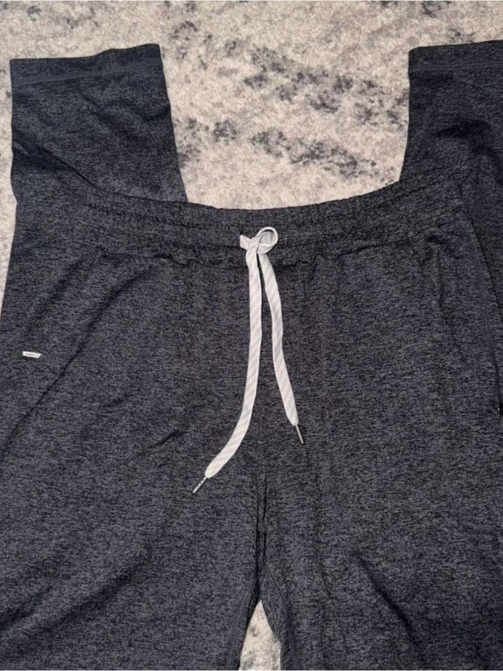 Vuori Heather Gray Knit Pullover